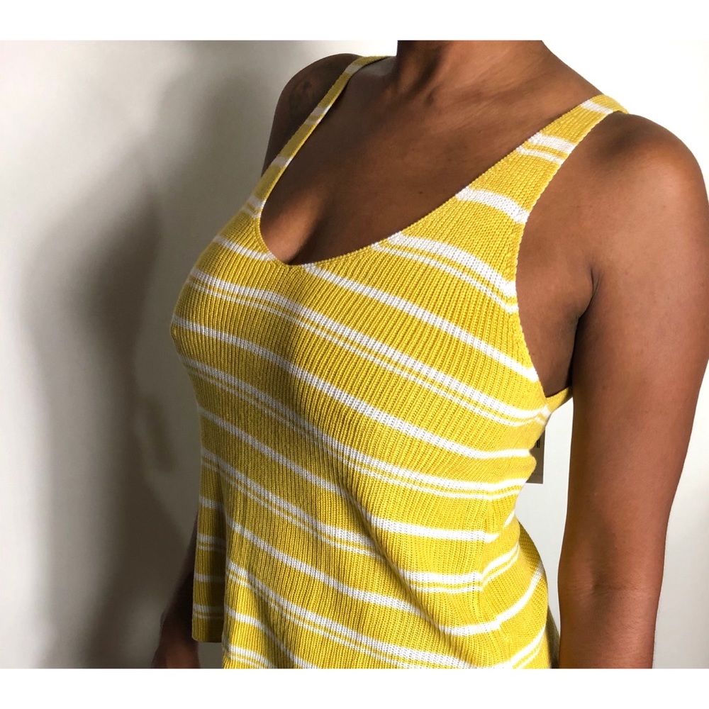 Forever 21 Yellow Knit Tank